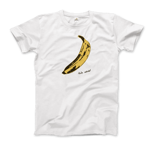 Andy Warhol’s Banana 1967 Pop Art T-Shirt - Men / White / Small - T-Shirt