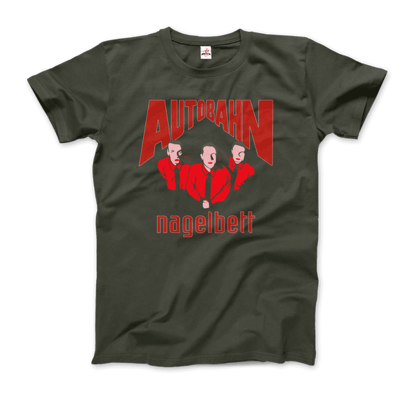 Autobahn - Nagelbett - Big Lebowski T-Shirt - Men / Military Green / Small - T-Shirt