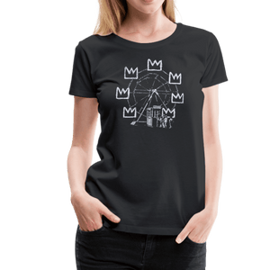 Banksy Ferris Wheel Homage to Basquiat Artwork T-Shirt - [variant_title] by Art-O-Rama
