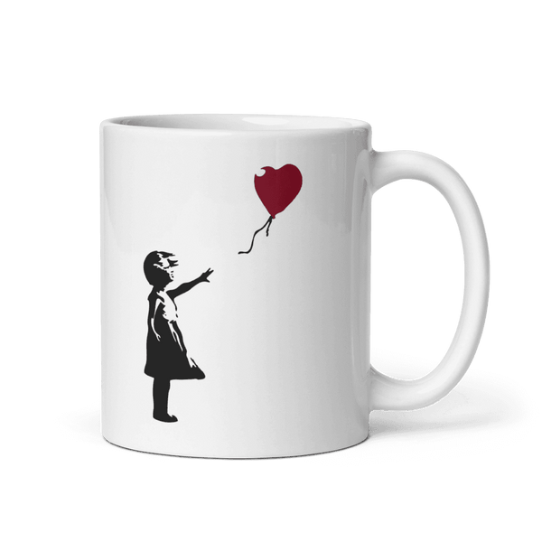 Banksy The Girl with a Red Balloon Artwork Mug - Mug