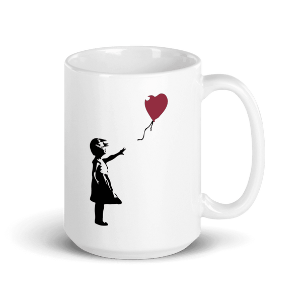 Banksy The Girl with a Red Balloon Artwork Mug - Mug