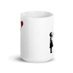 Banksy The Girl with a Red Balloon Artwork Mug - Mug