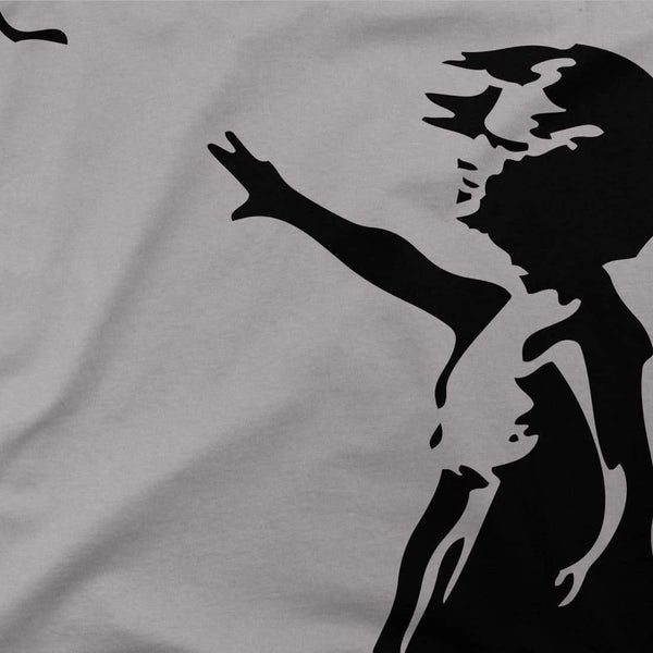Banksy The Girl with a Red Balloon Artwork T-Shirt - [variant_title] by Art-O-Rama