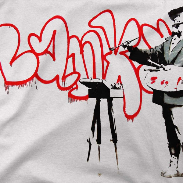 Banksy The Painter (Velasquez) From Portobello Road T-Shirt - [variant_title] by Art-O-Rama