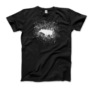 Banksy Wet Dog Splatter 2007 Street Art T-Shirt - Men / Black / Small by Art-O-Rama