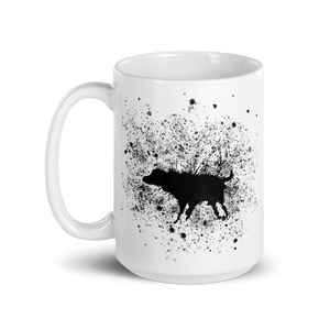 Banksy Wet Dog Splatter 2007 Street Art Mug - 15oz (444mL) by Art-O-Rama