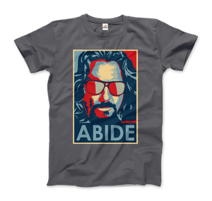 Big Lebowski Abide Hope Style T-Shirt - Men (Unisex) / Charcoal / S - T-Shirt
