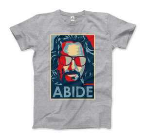 Big Lebowski Abide Hope Style T-Shirt - Men (Unisex) / Heather Grey / S - T-Shirt
