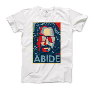Big Lebowski Abide Hope Style T-Shirt - Men (Unisex) / White / S - T-Shirt