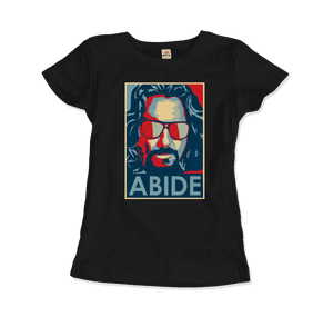 Big Lebowski Abide Hope Style T-Shirt - Women (Fitted) / Black / S - T-Shirt