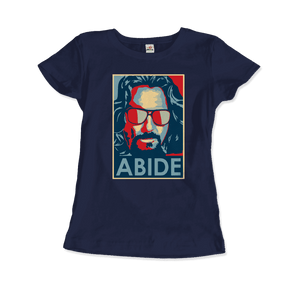 Big Lebowski Abide Hope Style T-Shirt - Women (Fitted) / Navy / S - T-Shirt