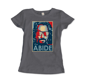 Big Lebowski Abide Hope Style T-Shirt - Women (Fitted) / Charcoal / S - T-Shirt