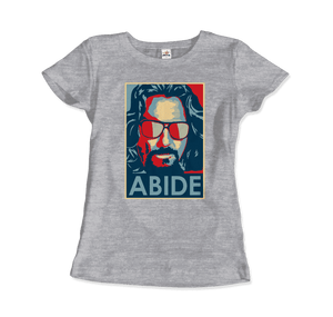 Big Lebowski Abide Hope Style T-Shirt - Women (Fitted) / Heather Grey / S - T-Shirt