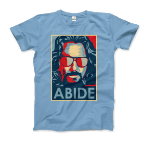 Big Lebowski Abide Hope Style T-Shirt - Men (Unisex) / Light Blue / S - T-Shirt