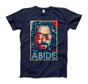 Big Lebowski Abide Hope Style T-Shirt - Men (Unisex) / Navy / S - T-Shirt