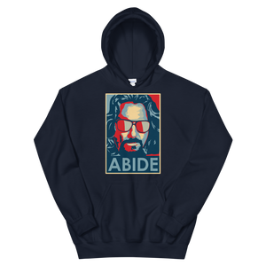 Big Lebowski Abide, Hope Style Unisex Hoodie - Black / S by Art-O-Rama