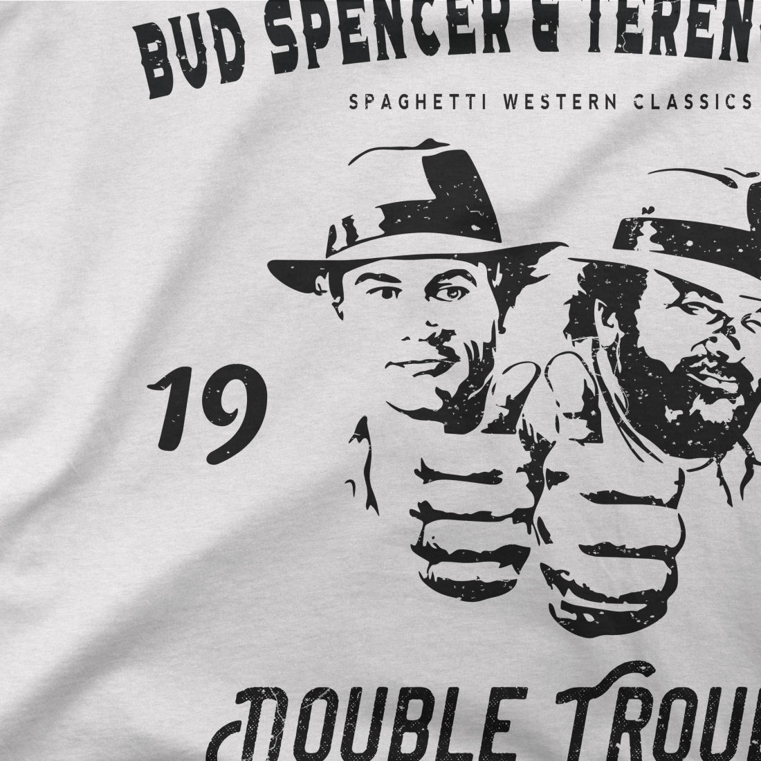 Terence Hill Bud Spencer - Old School Legends - T-Shirt (Weiss)