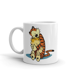 Calvin and Hobbes Hugging Mug - 11oz (325mL) by Art-O-Rama