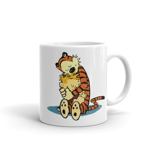 Calvin and Hobbes Hugging Mug - [variant_title] by Art-O-Rama