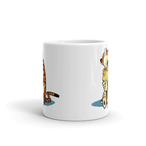 Calvin and Hobbes Hugging Mug - [variant_title] by Art-O-Rama