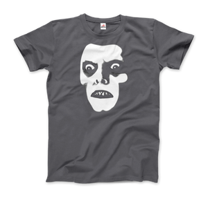 Captain Howdy, Pazuzu Demon from The Exorcist T-Shirt - Men / Charcoal / Small by Art-O-Rama