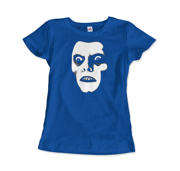 Captain Howdy, Pazuzu Demon from The Exorcist T-Shirt - Women / Royal Blue / Small by Art-O-Rama