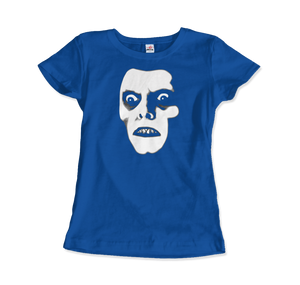Captain Howdy, Pazuzu Demon from The Exorcist T-Shirt - Women / Royal Blue / Small by Art-O-Rama