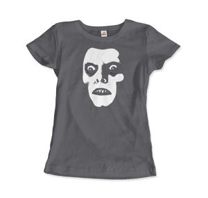 Captain Howdy, Pazuzu Demon from The Exorcist T-Shirt - Women / Charcoal / Small by Art-O-Rama