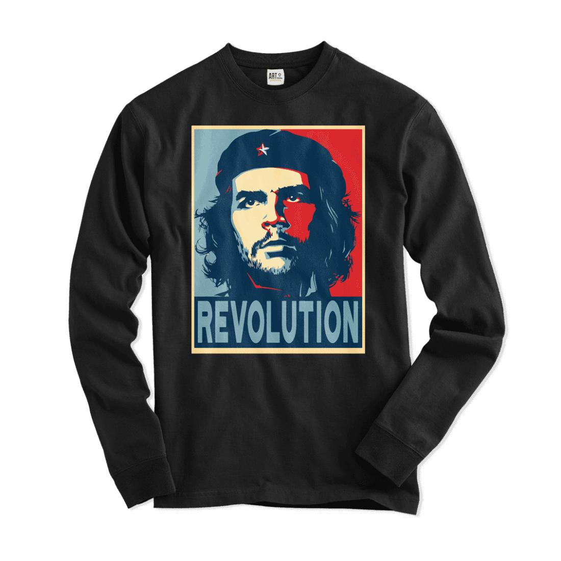 Che Guevara Portrait Line Art - Che Guevara - Long Sleeve T-Shirt