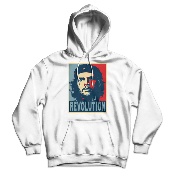 Che Guevara Revolution Hope Style Unisex Hoodie - White / S - Hoodie