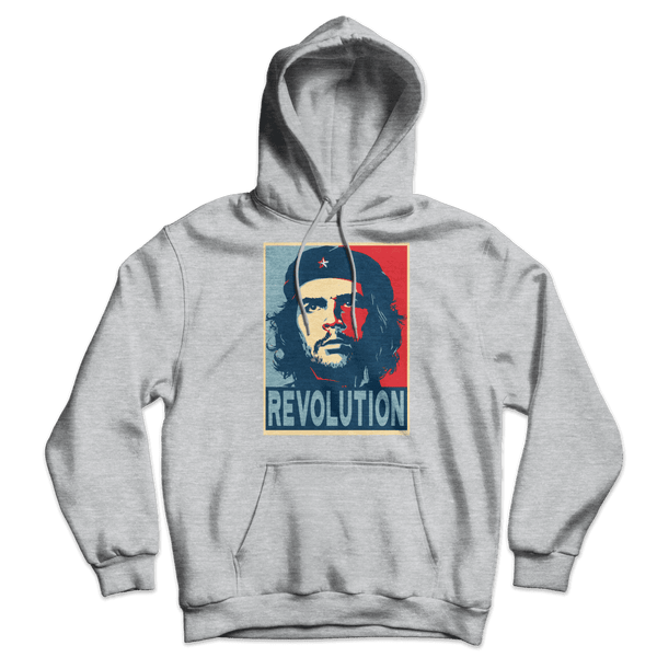 Che Guevara Revolution Hope Style Unisex Hoodie - Heather Grey / S - Hoodie