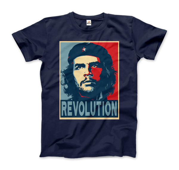 Che Guevara Revolution T-Shirt - Men / Navy / Small - T-Shirt