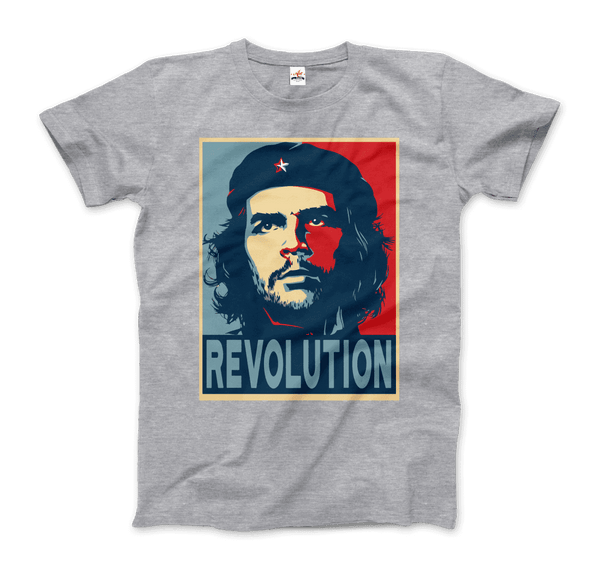 Che Guevara Revolution T-Shirt - Men / Heather Grey / Small - T-Shirt