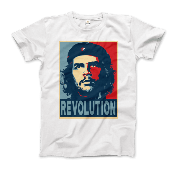 Che Guevara Revolution T-Shirt - Men / White / Small - T-Shirt