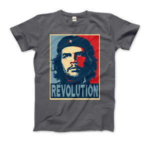 Che Guevara Revolution T-Shirt - Men / Charcoal / Small - T-Shirt