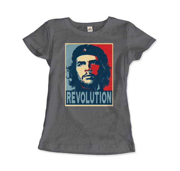 Che Guevara Revolution T-Shirt - Women / Charcoal / Small - T-Shirt