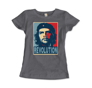 Che Guevara Revolution T-Shirt - Women / Charcoal / Small - T-Shirt