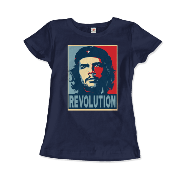 Che Guevara Revolution T-Shirt - Women / Navy / Small - T-Shirt