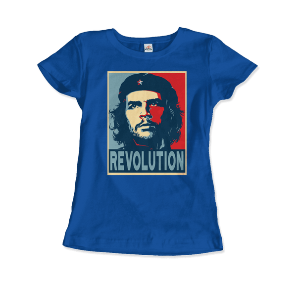 Che Guevara Revolution T-Shirt - Women / Royal Blue / Small - T-Shirt