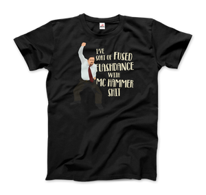 David Brent Classic Dance, from The Office UK T-Shirt - Men / Black / Small by Art-O-Rama
