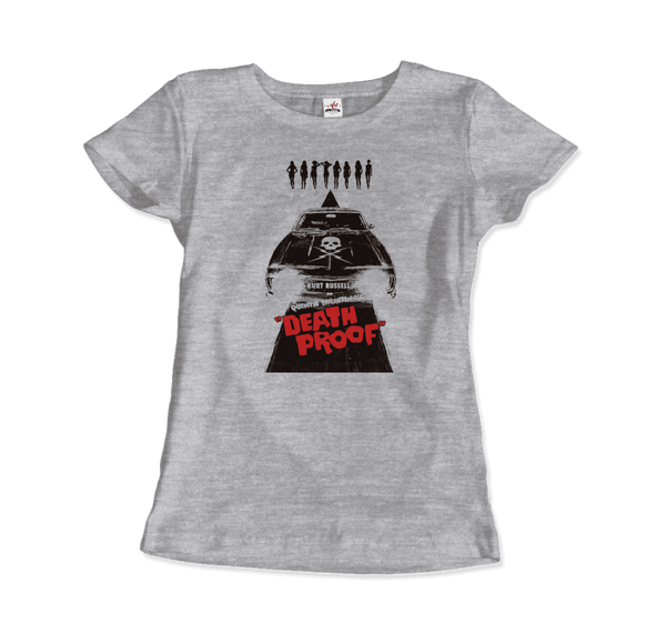 Death Proof Poster T-Shirt - Women / Heather Grey / Small - T-Shirt