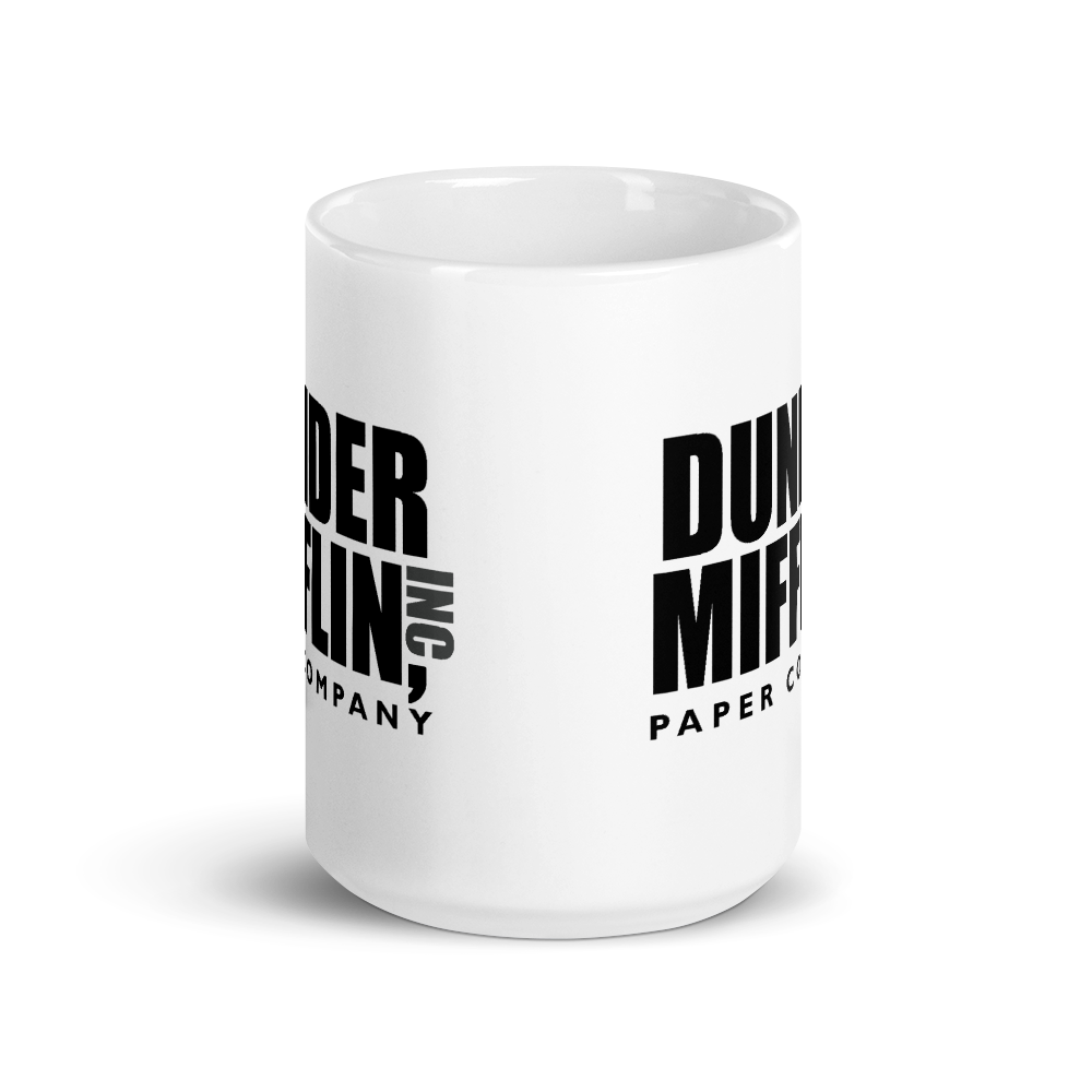 The Office Dunder Mifflin Black Mug