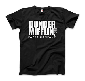 Dunder Mifflin Paper Company, Inc from The Office T-Shirt - Men / Black / Small by Art-O-Rama