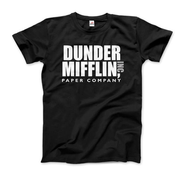 Dunder Mifflin Paper Company, Inc from The Office T-Shirt - Men / Black / Small by Art-O-Rama