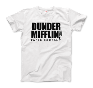 Dunder Mifflin Paper Company, Inc from The Office T-Shirt - Men / White / Small by Art-O-Rama