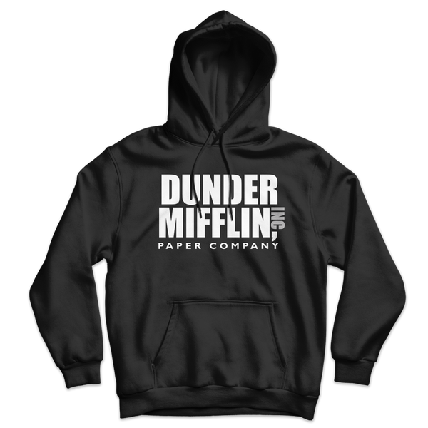 Dunder Mifflin Paper Company Inc from The Office Unisex Hoodie - Black / S by Art-O-Rama