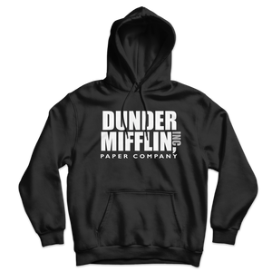 Dunder Mifflin Paper Company Inc from The Office Unisex Hoodie - Black / S by Art-O-Rama