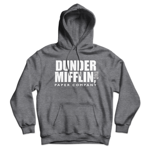 Dunder Mifflin Paper Company Inc from The Office Unisex Hoodie - Dark Heather / S by Art-O-Rama