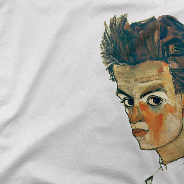 Egon Schiele Self-Portrait Art T-Shirt - T-Shirt