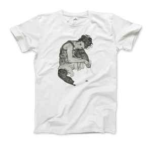Egon Schiele Zeichnungen I (Drawings 1) 1917 Art T-Shirt - Men / White / Small - T-Shirt